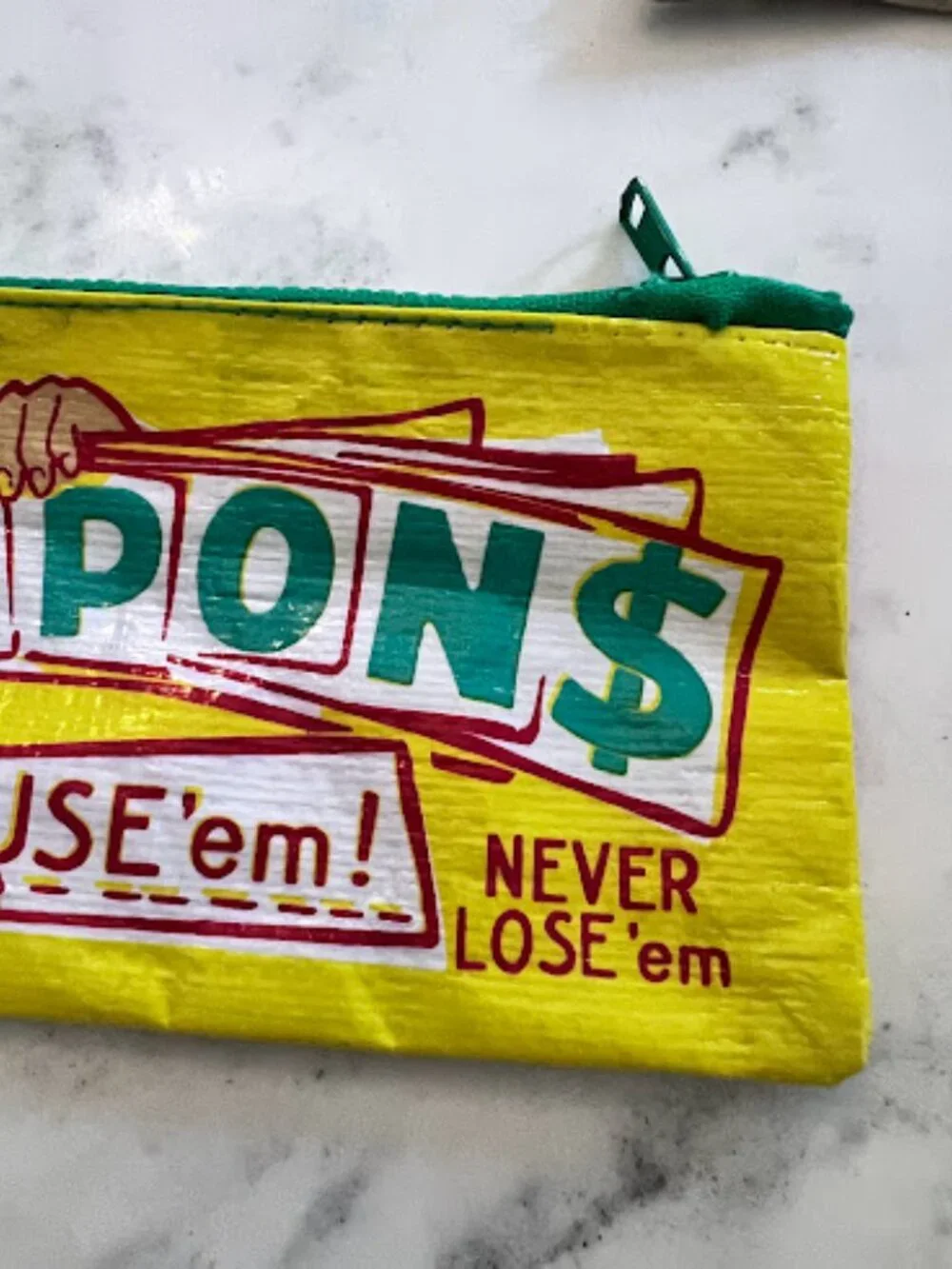 Vintage coupon bag description cute